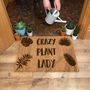 Crazy Plant Lady Doormat, thumbnail 1 of 2