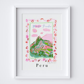 Machu Picchu Art Print, Peru Scene, 7 of 7