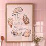 The World Is Your Oyster Illustrated Art Print, thumbnail 1 of 5