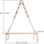 Macrame Wall Hanging Shelf Wooden Handmade Cotton Rope, thumbnail 6 of 8