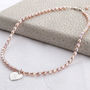 Personalised Silver And Pearl Necklace For Bridesmaids, thumbnail 1 of 5