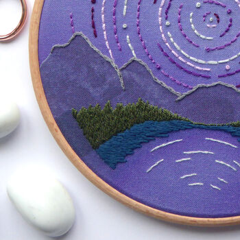 Star Timelapse Embroidery Kit, 3 of 6