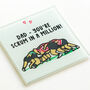 'Scrum In A Million' Rugby Coaster For Dad, thumbnail 2 of 4