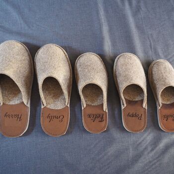 Personalised Handmade Children's Family Slippers, 2 of 6