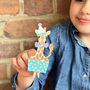 Make Your Own Giraffe Peg Doll Kit, thumbnail 2 of 7
