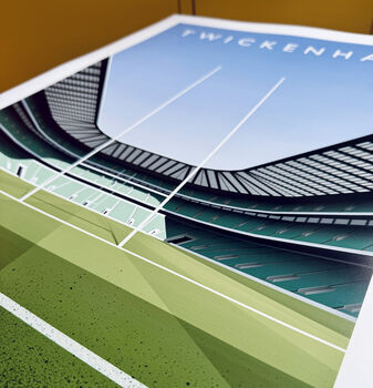 Twickenham Stadium England Rugby Poster, 4 of 9