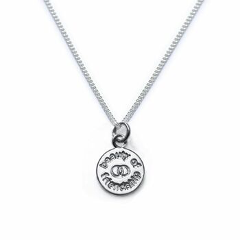 The Beauty Of Friendship Sterling Silver Necklace, 3 of 6