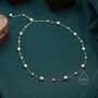 Sterling Silver Mother Of Pearl Two Way Necklace, thumbnail 5 of 11