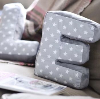 Personalised Soft Fabric Letter Cushions, 2 of 6