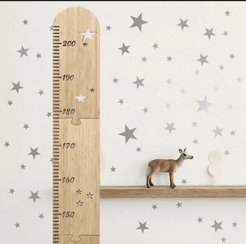 Pine Height Chart, Jigsaw Ruler Design 50cm To 200cm, 7 of 11