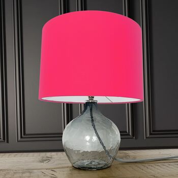 Cerise Pink Drum Lampshade, 9 of 12
