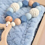 Personalised Dusty Blue New Baby Gift Set, thumbnail 2 of 10