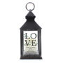 Personalised Love Botanical Black LED Lantern, thumbnail 6 of 6