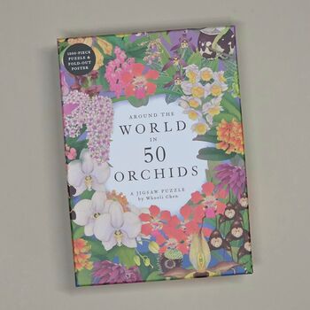 Around The World In 50 Orchids 1000 Piece Jigsaw Puzzle, 3 of 4