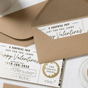 Valentines Scratch Voucher For Surprise Trip, 8 of 9