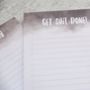 A5 To Do List Notepad 'Get Shit Done', thumbnail 2 of 6