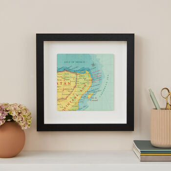 Personalised Cancun Map Print Wall Art, 2 of 5