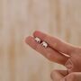 Cute Dainty Elephant Stud Earrings In Sterling Silver, thumbnail 6 of 12