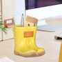Personalised Welly Desk Tidy Gift, thumbnail 2 of 10