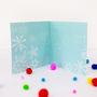 Limited Edition Snowy Celebration Christmas Card, thumbnail 2 of 3