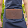 Personalised Company Branded Leather And Canvas Apron, thumbnail 1 of 3