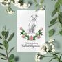 Personalised Memorial Sympathy Card For Pitbull Owner, thumbnail 7 of 12