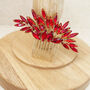 Christmas Bright Red Hair Comb, thumbnail 1 of 5