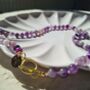 Amethyst And Agate Zodiac Crystal Necklace, thumbnail 8 of 10