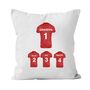 Father's Day Personalised Sports Shirt Cushion, thumbnail 2 of 2