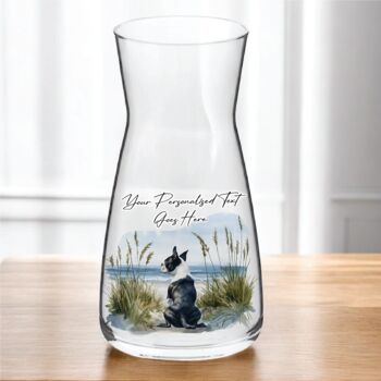 Personalised Boston Terrier Dog Beach Walk Collection, 7 of 8