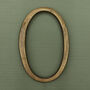 Premium Floating Plain House Numbers In Heritage Finish, thumbnail 2 of 12