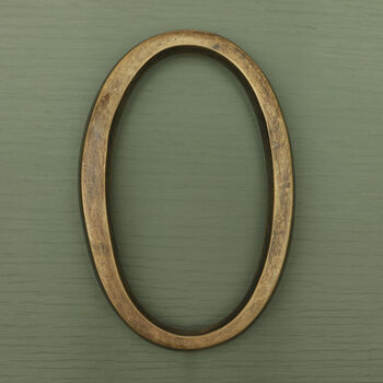 Premium Floating Plain House Numbers In Heritage Finish, 2 of 12