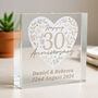 Personalised 30th Pearl Anniversary Token, thumbnail 1 of 6