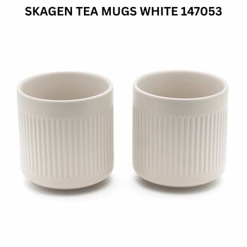 Skagen Scandi Porcelain Set Of Two Tea Cups, 4 of 5