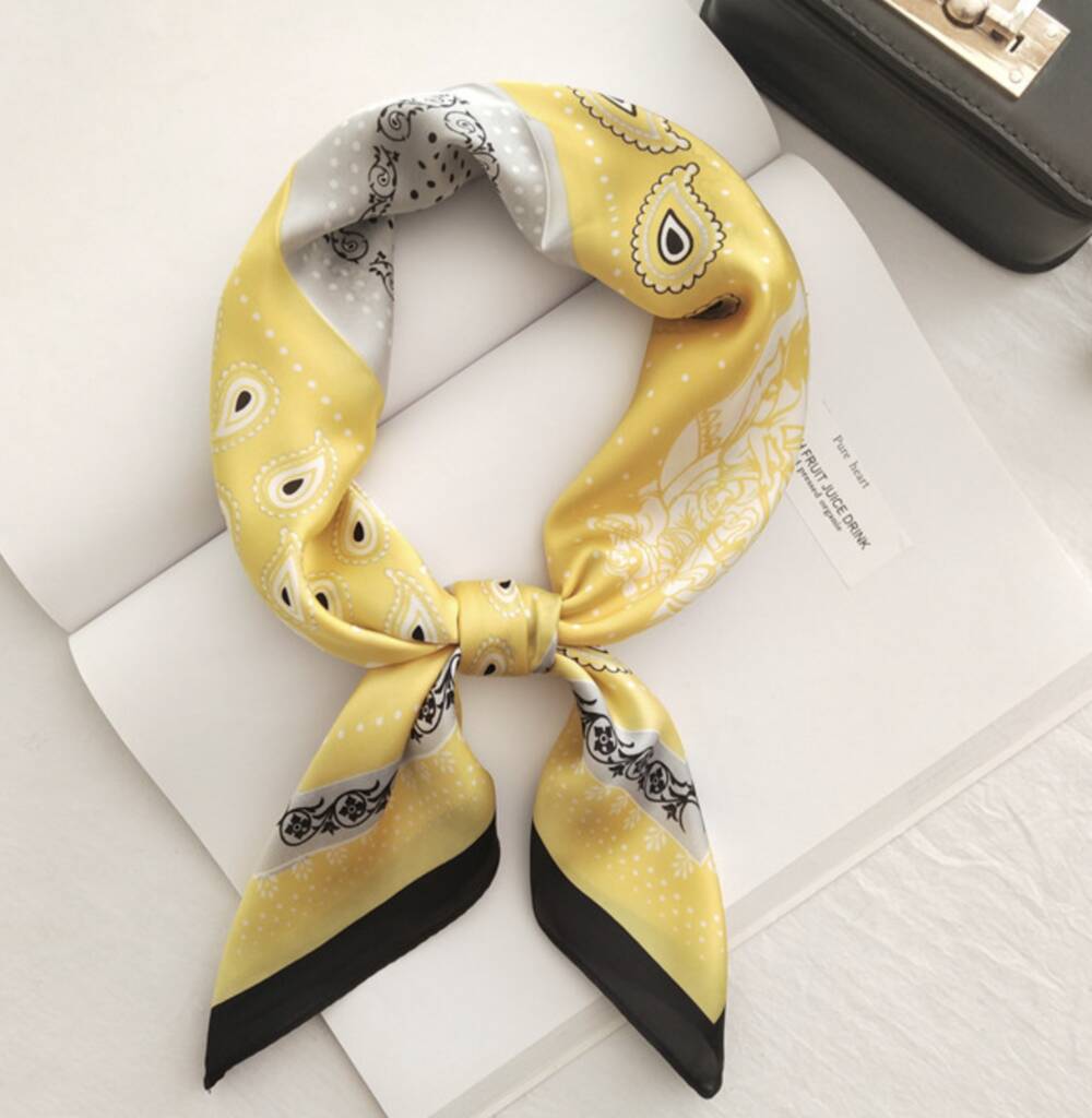 Camel Illustration Yellow Scarf By GY Studios