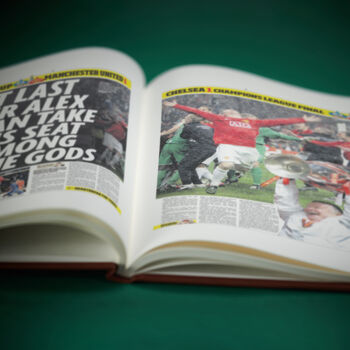 Alex Ferguson Personalised Football Gift Newspaper History Book, 8 of 9