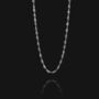Singapore Chain Necklace, 925 Sterling Silver Chain, thumbnail 1 of 4