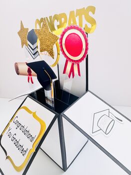 2025 Graduation Congratulations 3D Card, 5 of 7