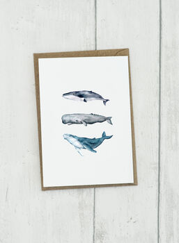 Personalised Whale Birthday Card, 4 of 5