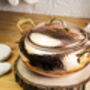 Hammered Solid Copper Casserole With Lid, Heavy Duty Copper, thumbnail 3 of 9