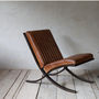 Ribbed Leather Lounger, thumbnail 1 of 5