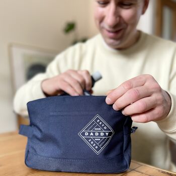 Personalised The Main Man Washbag For Him, 2 of 2