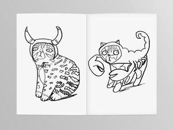 Colouring Book Cats Star Signs Of The Zodiac Booklet, 4 of 6