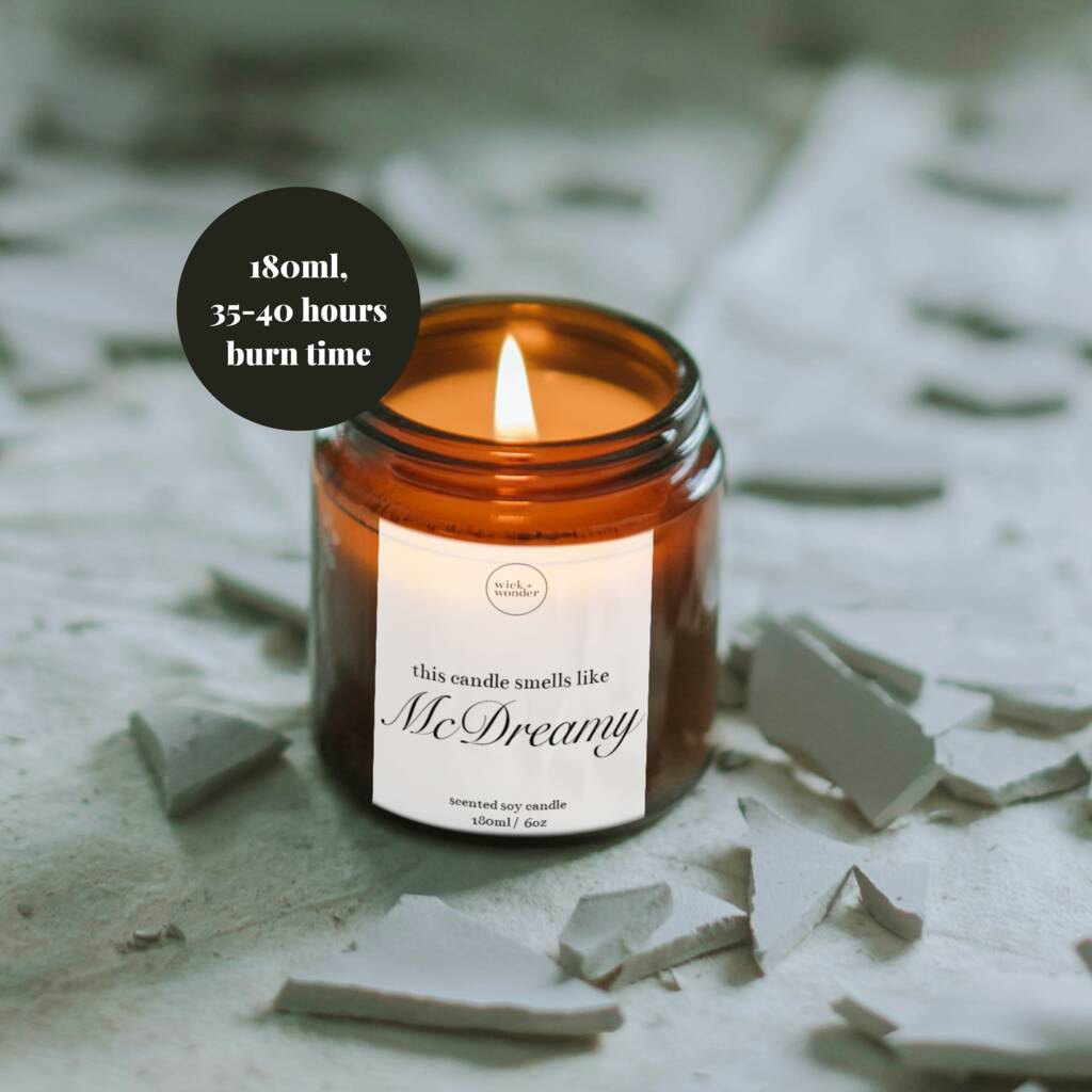 Smells Like Mc Dreamy Candle, Grey's Anatomy Gift By Wick + Wonder Candles