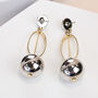 Gold And Silver Plated Drop Earrings, thumbnail 6 of 6
