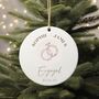 Personalised Engagement Bauble, thumbnail 1 of 3