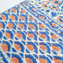 Set Of Indian Hand Block Printed Placemats, Blue, thumbnail 8 of 11