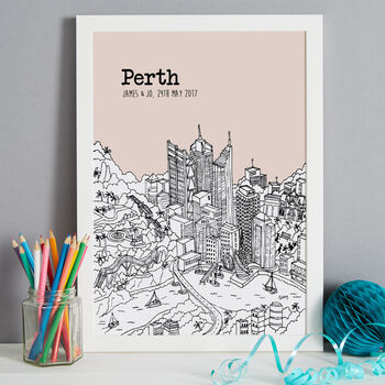 Personalised Perth Print, 4 of 10