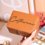 Personalised Script Jewellery Box Travel Gift For Her, thumbnail 2 of 12