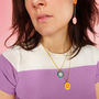 Retro Style Summer Flower Pendant Necklace, thumbnail 1 of 6